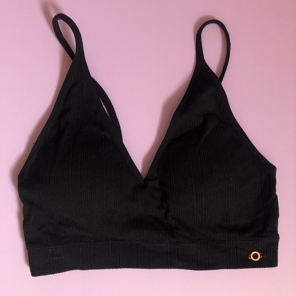 Danskin Black Wireless Bralette - Black